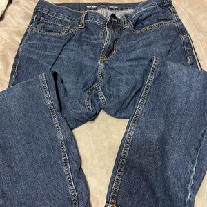 Old Navy men’s dark wash jeans 32x32 athletic taper